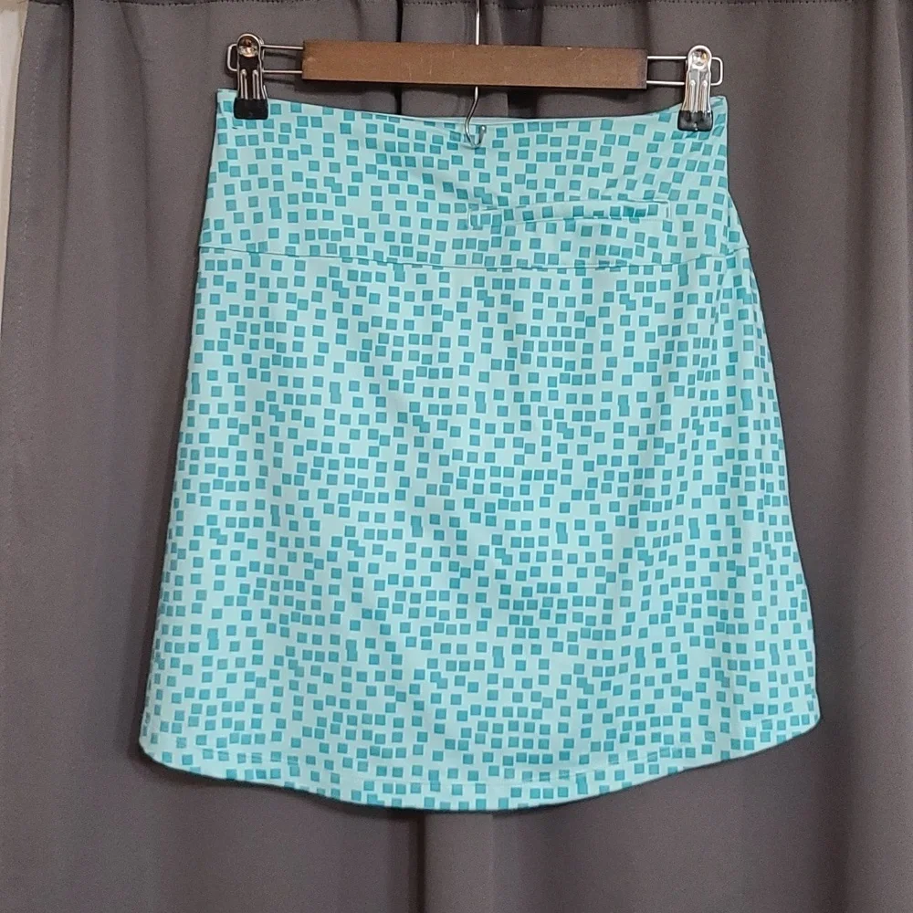 Nike‎ Dri-Fit Womens Athletic Skort Pockets Aqua Sz XS EUC